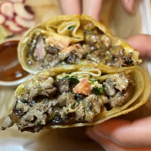 Carne asada burrito