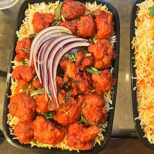 Chilli Gobi Biryani