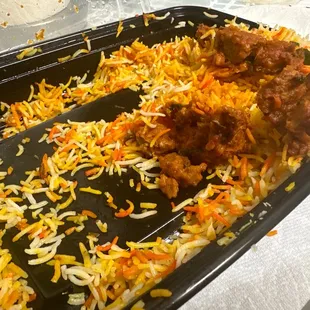 Family pack special biryani.