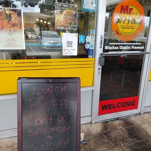 $13 weekday lunch buffets are history.  $16 weekend lunch buffets only.