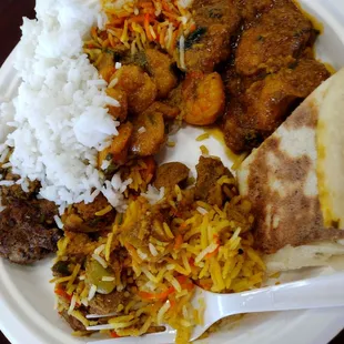 $13 lunch buffets with shrimp and chicken