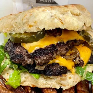Smash Burger Biscuit