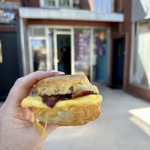 Bacon Egg and Cheese Biscuit