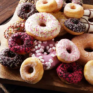 Delicious freshly baked donuts from Mr. Blues Donuts on Van Buren Blvd. Riverside, CA 92503