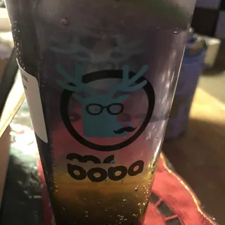 Passionfruit Lime Blue Sky Soda