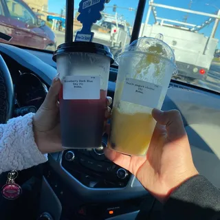 Peach Yogurt Slushie