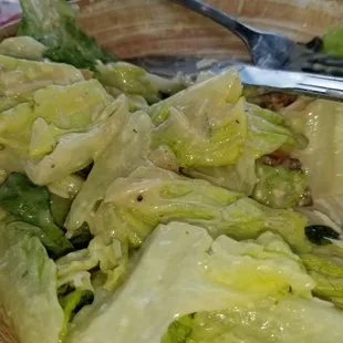 Ceasar too much dressing