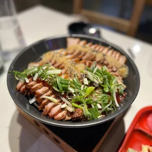 Green Onion and Garlic Bossam -- Perfect amount to split with 2 people.  Tasty!