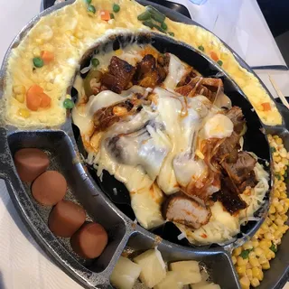 LA Original Grilled Cheese Pork Ribs with BBQ Sauce