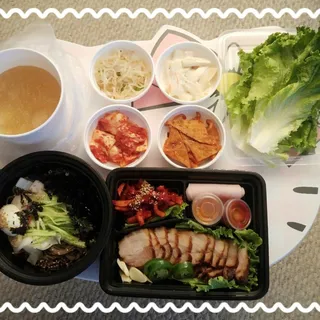 Radish Water Kimchi Broth with Bossam Combo