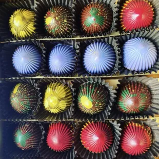 Holiday Bonbon chocolate with almond