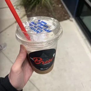 Peppermint mocha oat