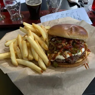 Jalapeno Popper Burger