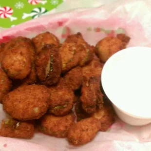Fried pickles!