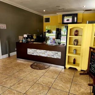 July 2022: Menu Pic 2 of 7-- view upon entering the cafe