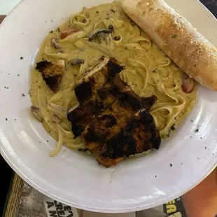 Blackened Chicken Fettuccine