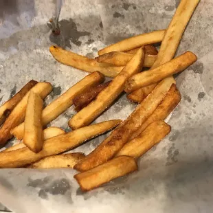 Fries were raw. They are making new ones for my kids