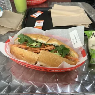 Tasty Bahn Mi, #2, grilled pork!