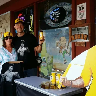 Free Bruce Lee t-shirt and hat.