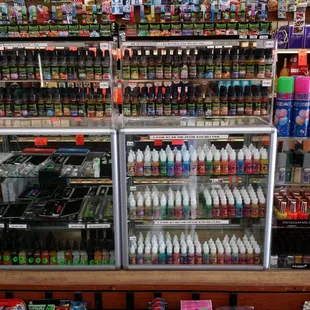 Good selection E juice