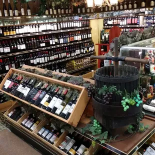 Good selection on wines