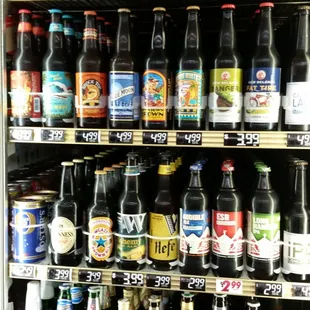 Various craft beer selections!
