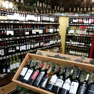 Beautiful wine section!