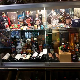 High end liquor and wine