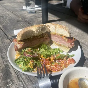 Sesame Bagel Muffuletta