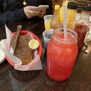 Koolaid and cornbread