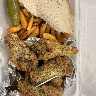 Undercooked Lemon pepper wings. See other pic.