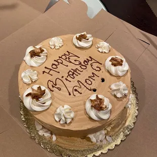 Mocha Cake (2 lb) - $40 with frosting!