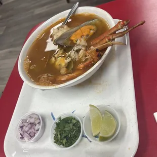 Seafood soup