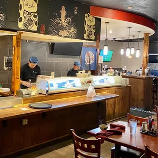 Sushi make area