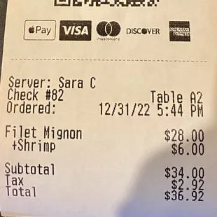 The check