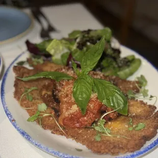 a plate of food on a table