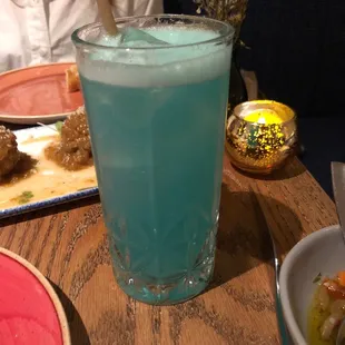 Blue drink
