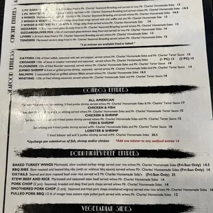 Menus
