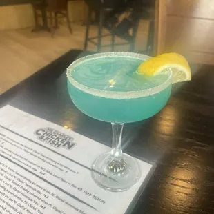Carolina blue lemon drop