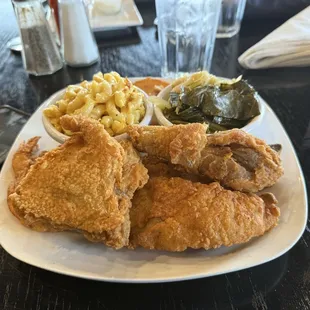 American Special w/ Mixed Greens and Mac and Cheese!!!!