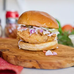 Crispy chicken sandwich