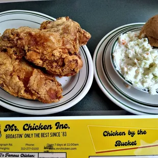 Chicken Breast  and Famous Coleslaw