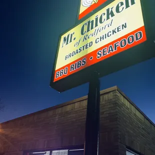 a sign for a restaurant