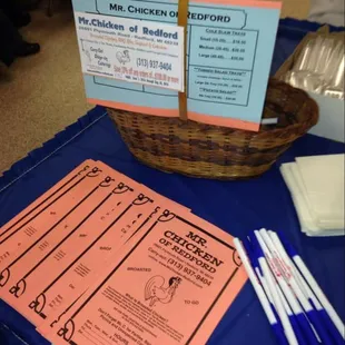 sushi and sashimi, menu