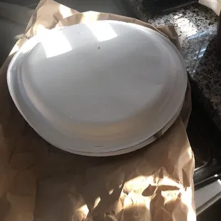 How my food came from a Grub Hub Order.