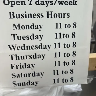 Hours as 2024