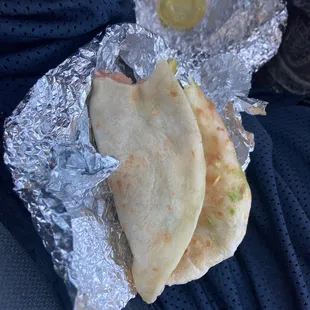bean potato avocado. Couldn&apos;t even wait to take a picture.