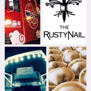 a bunch of doughnuts and the rusty nail