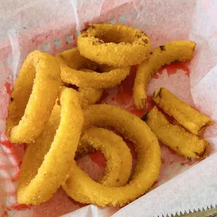 Onion rings were great!