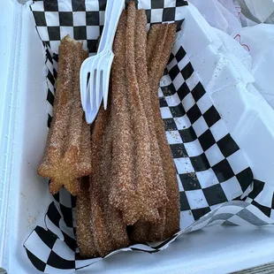 Pass... tough, dry churro.